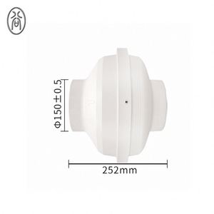 Ventilador de conducto en línea circular de 200mm de potencia de batería 120V 220V ventiladores centrífugos de soplador resistentes al calor - Product Image 2