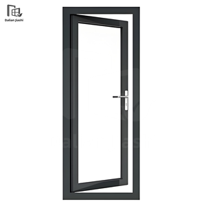 <span class=keywords><strong>Porte</strong></span> personnalisée en aluminium <span class=keywords><strong>de</strong></span> conception simple à double vitrage, <span class=keywords><strong>porte</strong></span> à battant insonorisée à double vitrage et isolation thermique - Product Image 1