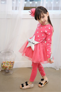 ชุดเดรสลำลองสำหรับเด็กผู้หญิงลายภาพนางฟ้าผีเสื้อ - Product Image 3