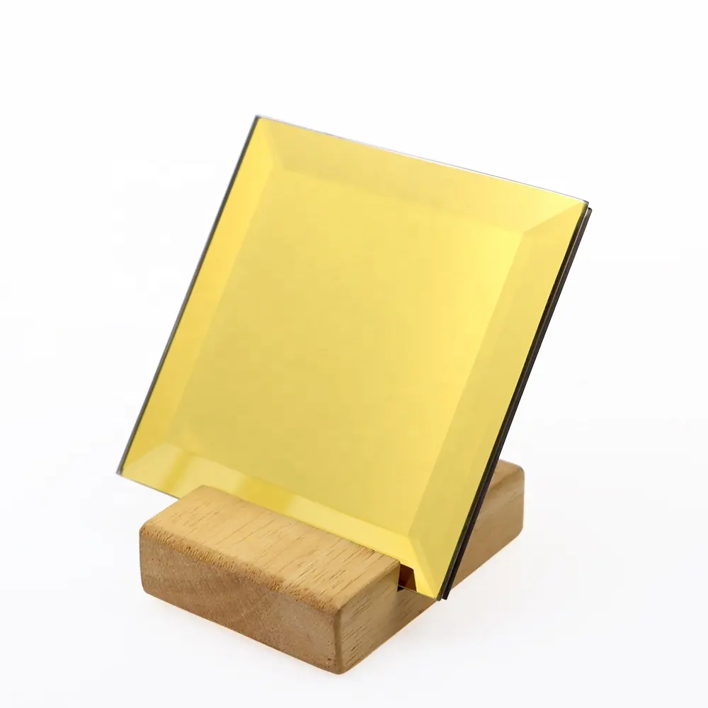 Price Mirrors 4mm Color Gold Decor Home Wall Mirrors Adhesive Beveled Glass Title Mirror