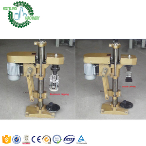 Semi Automatic <strong>Soft</strong> <strong>Drink</strong> Soda Water Beer Glass Bottle Crown Cap Lids Cover Press Capping <strong>Machine</strong> - Product Image 3