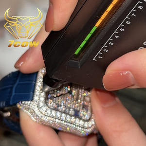 Relojes Mecánicos Personalizados de Alta Calidad para Hombre con Esfera Azul Romana de Moissanita VVS, <span class=keywords><strong>Reloj</strong></span> con Caja y Certificado GRA que Pasa la Prueba del Diamante - Product Image 6