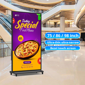 75 "100" 55 inch trong nhà màn hình cảm ứng LCD quảng cáo ngoài trời Totem kiosk CMS phần mềm LED hiển thị kỹ thuật số biển và hiển thị - Product Image 6