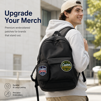 Parches Bordados Personalizados con Logotipo, Apliques Termoadhesivos o para Coser en Ropa, Gorras y Bolsos, Proveedor de Fábrica al por Mayor
