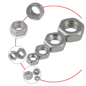 Astm F594c Ss304 métrique DIN934 M33 M38 Écrous à tête hexagonale A4 en acier inoxydable 316 M5 3/8 M10 <span class=keywords><strong>19</strong></span> Mm M16 Din 934 - Product Image 2