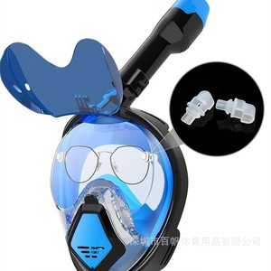 Máscara de Snorkel de Cara Completa con Soporte para Cámara y Correa Ajustable para Deportes Acuáticos para Adultos - Product Image 2