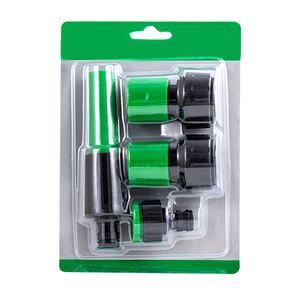Pistola de agua para jardín, kit de pulverización de alta presión de plástico para lavado de coches y riego de flores, 13x3,5x3,5 con conector de 6 puntos - Product Image 4