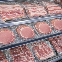 Meilleures ventes : Sac sous vide transparent en nylon pour bacon et jambon, idéal pour la présentation en magasin et la conservation de la fraîcheur, vente en gros directe usine