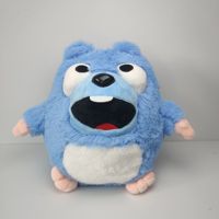 En gros Peluche Grizzy et Les Lemmings, Ours Grizzly, Hamster Bleu, Poupée en peluche, Coussin décoratif, Pendentif, Cadeau, Thème Dessin animé et Anime