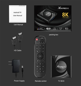 X88 pro13 8K 4GB 32GB ANDROID TV BOX 13.0 thông minh TVBOX rk3528 5g wifi6 HDR 4K <span class=keywords><strong>H.265</strong></span> 4GB 32GB X88 Pro 13 phương tiện truyền thông Máy nghe nhạc Set-Top Box - Product Image 4