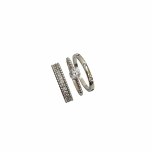 Vendita calda Trending anello cuore drago placcato oro rosa Asscher taglio intarsio semplice moda dichiarazione gioielli per ragazze all'ingrosso - Product Image 2