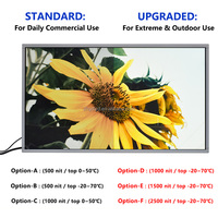 Module d'affichage haute luminosité 32 pouces 1920x1080 500 1000 1500 2500 Nits, écran LCD IPS 32 pouces avec kits de carte de commande