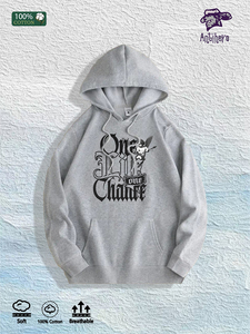 Almacén Local en EE. UU.: Sudadera con Capucha Gótica de Algodón 100% con Estampado de Querubín y la Frase '<span class=keywords><strong>One</strong></span> Life <span class=keywords><strong>One</strong></span> <span class=keywords><strong>Chance</strong></span>', 7 Colores - Product Image 3