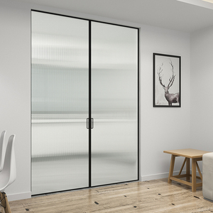 Cloison coulissante en verre trempé pour bureau, salle de bain, <span class=keywords><strong>douche</strong></span>, murs en verre - Product Image 4