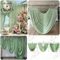 ANNIELU Cortinas de Spandex Personalizadas para Decoración de Escenarios, Ventanas de Salones de Banquetes, Boutiques, Centros Comerciales y Eventos