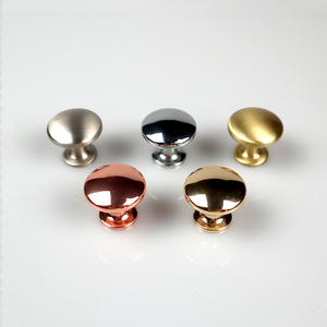 Đồ nội thất phần cứng xử lý knobs Kẽm hợp kim vàng sáng bóng hình tròn tủ bếp tủ quần áo <span class=keywords><strong>Knob</strong></span> - Product Image 5