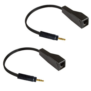 DC3.5mm 1/8 "estéreo a RCA de la señal de <span class=keywords><strong>Audio</strong></span> <span class=keywords><strong>Balun</strong></span> por Cat5/6 <span class=keywords><strong>RJ45</strong></span> hembra a 2RCA hombre/<span class=keywords><strong>RJ45</strong></span> a D-C estéreo de 3,5mm Cable de <span class=keywords><strong>Audio</strong></span> macho - Product Image 3