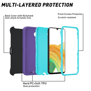 Venta al por mayor Venta caliente Hard Otterboxer Case 360 Drop Protection TPU + Hard PC Phone Case para Samsung A34 - Product Image 4
