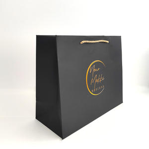 Customizable Luxury Reusable Printed Kraft Tote Bags with High Quality Ribbon Handle Paperboard Logo for Earphones - Product Image 3