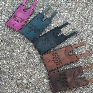 Cartera Vintage para Botas Vaqueras con Correa de Broche, Bolsa Retro Medieval de Cuero Genuino con Cierre de Mosquetón, Accesorios para Botas de Vaquero - Product Image 1