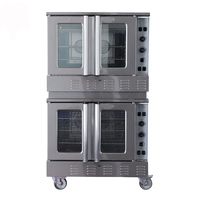 Horno de Convección a Gas de Doble Plataforma de Uso Comercial, Certificado por ETL, Equipo de Panadería para Cocinas Comerciales (GCO511S)