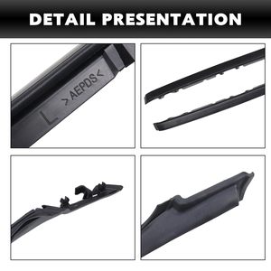 Molduras Laterales para Parabrisas Lexus 75551-53020 75552-53020, Piezas de Repuesto de ABS para IS F IS200d IS220d IS250 IS300 - Product Image 4
