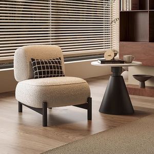 Chaise Lounge Chair Green Fabric Modern Design Living Room Furniture - Product Image 2