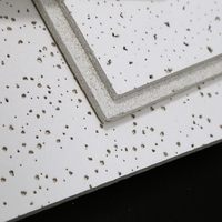 Plaques de plafond en fibres minérales acoustiques, résistantes au feu, perforées