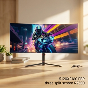 Moniteur de jeu incurvé de 40 pouces de bonne qualité et pas cher, 5K 75HZ 120HZ, avec écran LED haute résolution pour les joueurs sur PC - Product Image 1