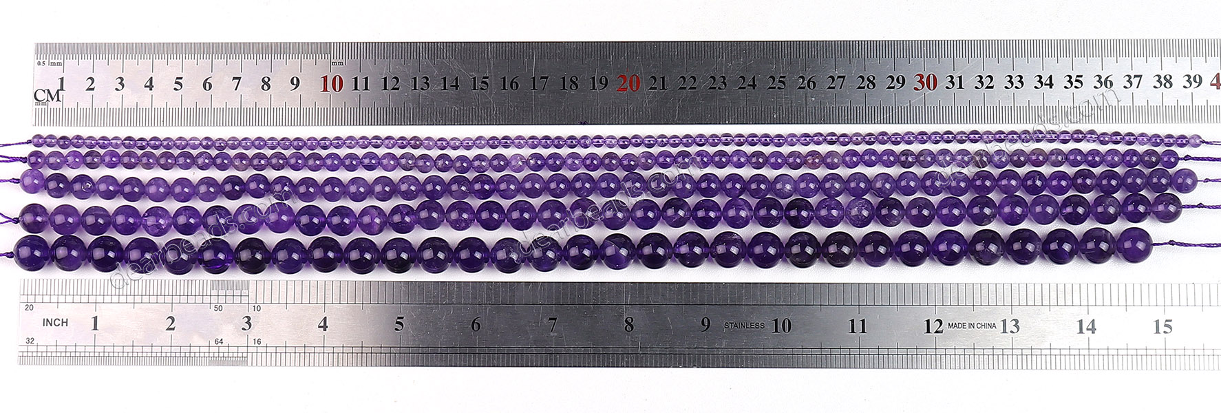 35 Perline Diaspro Imperiale Colorato 10mm - Perle Sfuse In Pietra Naturale Per Creazione Gioielli - Con Cordino Elastico Incluso