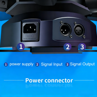Productos Populares Directo de Fábrica, Luz Láser de Cabeza Móvil de 6 Ojos, RGBW DMX512, Iluminación LED para Discoteca y DJ