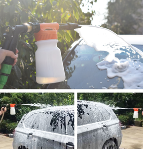 <span class=keywords><strong>Lance</strong></span> de réglage savon neige mousseur lave-auto plastique ABS pour le nettoyage de la voiture avec cadran de rapport - Product Image 2
