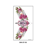 Usine Fournitures Chine Tatouages Temporaires Chine Sexy Tatouage Autocollant Femmes Tato Pour Corps Poitrine Taille Cou