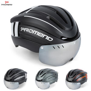 <span class=keywords><strong>Casco</strong></span> de <span class=keywords><strong>Bicicleta</strong></span> Ajustable <span class=keywords><strong>PROMEND</strong></span>, Portátil y Duradero, Material ABS, Luz LED de Advertencia, Cierre de Hebilla, Unisex, para Ciclismo de Montaña - Product Image 3