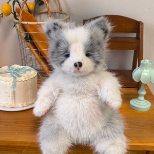 DUPAN Peluche Ajustable de <span class=keywords><strong>Border</strong></span> <span class=keywords><strong>Collie</strong></span> de Peluche Suave Simulado con Diseño de Meteorito, Lindo Juguete de Peluche para Aliviar el Estrés, Ideal para Cumpleaños - Product Image 6