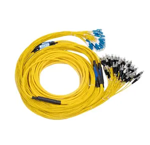 SC LC 1 2 3 4 metros molde único PVC chaqueta fibra óptica Pigtail Patch Cord Compatible con cables de comunicación FTTH