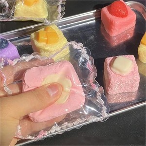 CHENXI Juguete Antiestrés Cuadrado Realista de TPR, Pudín de Frutas para Todas las Edades, Último Producto, Colgante DIY, Squishy Taba - Product Image 6