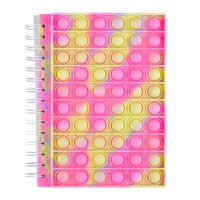 Cuaderno Espiral de Silicona con Diseño de Dibujos Animados al por Mayor, Diario con Adornos Divertidos, en Stock