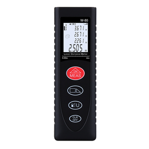 Télémètre laser portable intelligent, outil de mesure, précision de 2 mm, portée de 0,05 à 80 m pour la distance, le volume, Pythagore - Product Image 2