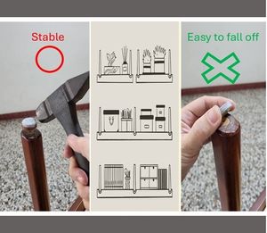Meilleure vente : Fixation par broches en acier de 5 mm, ajustement parfait pour panneaux de 15,8 mm d'épaisseur, modulaire, facile à assembler soi-même, emballé à Taïwan - Product Image 6