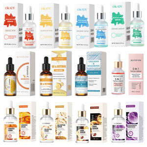 Suero Facial Vegano Orgánico Personalizado ODM OEM con Ingredientes Activos, el <span class=keywords><strong>Mejor</strong></span> Suero Hidratante y Aclarante con Vitamina C Pura y Ácido Hialurónico de Caracol y Arroz - Product Image 1