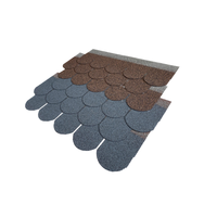 Anpassbare Single Red Layer Fiberglas Dachziegel Werkseitig gelieferte 50 Jahre wasserdichte Bitumen & SBS Asphalts chind eln
