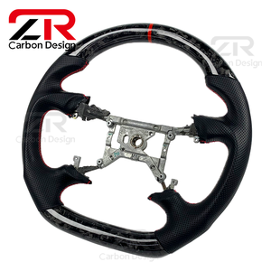 Volante Deportivo Personalizado de Cuero y Fibra de Carbono Forjado para <span class=keywords><strong>Ford</strong></span> <span class=keywords><strong>Mustang</strong></span> 2000-2004 F150 1994-<span class=keywords><strong>2003</strong></span> GT Shelby - Product Image 2