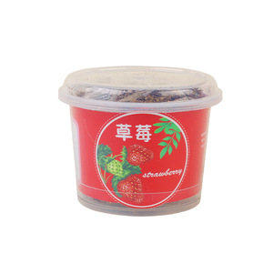 Kit de graines de fraises en mini-pot, ornement de bureau intérieur pour enfants, pour une culture DIY amusante - Product Image 1