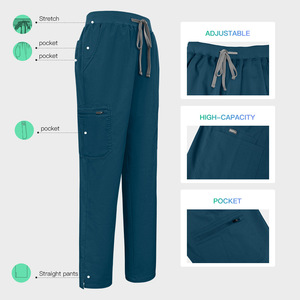 Tenue <span class=keywords><strong>de</strong></span> travail zippée coupe athlétique pour esthéticiennes et chirurgiens, fabriquée à Ottawa avec un tissu durable et doux en mélange d'élasthanne 42192 - Product Image 3