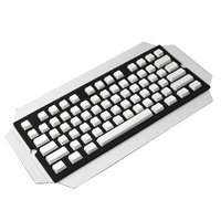 Sunyee - Juego de 64 Teclas Personalizadas para Teclado Mecánico, PBT Blanco, Sublimación 3D