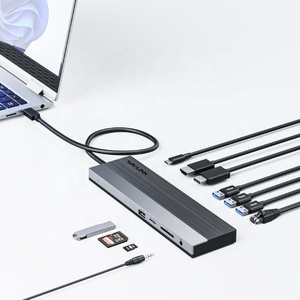 Wavlink UMD08 Estación de Acoplamiento USB-C 11 en 1 con Triple Pantalla MST y Entrega de Energía de 85W - Product Image 3
