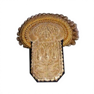 Hombreras de uniforme estilo clásico con flecos, personalizadas, de lona bordada y cosida, 89th Uniform - Product Image 4
