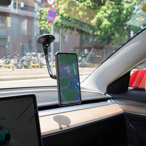 Support de téléphone de voiture magnétique à col de cygne flexible long <span class=keywords><strong>prix</strong></span> d'usine en gros support de téléphone portable mains libres pour pare-brise pour voiture - Product Image 2