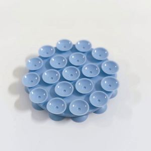 Custom Anti-Slip 19mm Thick Double-Sided <b>Silicone</b> Suction Cup Mobile Phone Holder Rubber Product - Product Image 2